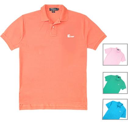 Screen Printing Polo Short Sleeve T Shirts , Anti - Wrinkle Men's Polo Neck T Shirts