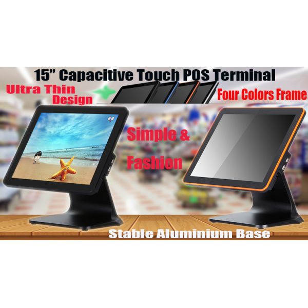 Top1 CJ Legend T660 Touch Screen Pos Machine Ultra Thin Design Pos Systems pos all in one for 400cd/㎡ Windows POS