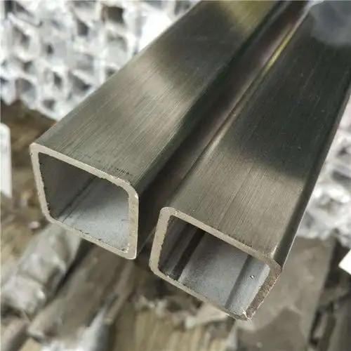 HL Mirror Stainless Steel Square Pipe JIS 201 310 316L SHS Tube 20mm