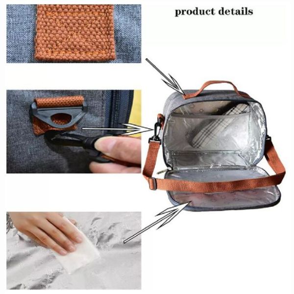 Студенты изолировали сумки охладителя обедают пакет для располагаться лагерем/школа