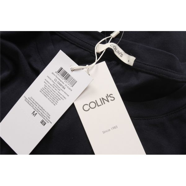 Stockpapa Navy Ladies Dress Clothing Navy Short Sleeve Dress With Lace Motifs