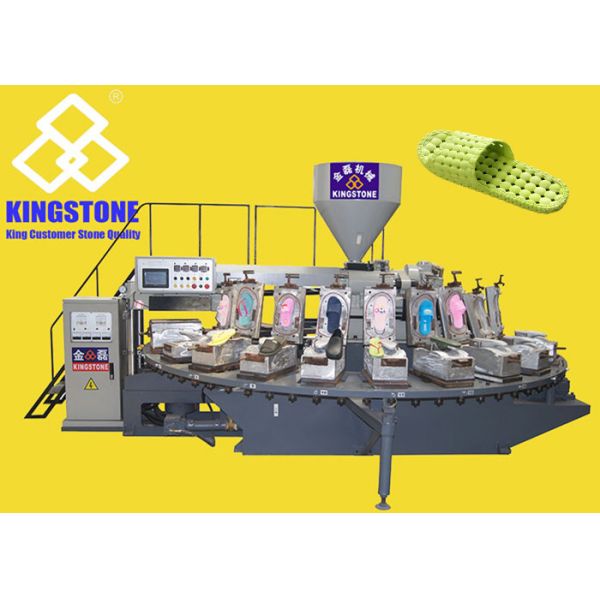 150 Pairs/Hour 24 Station Plastic Slipper Chappal Making Machine