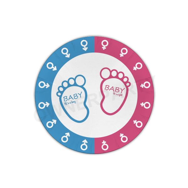 Cute Kids Party Decorations , Gender Reveal Disposable Party Tableware