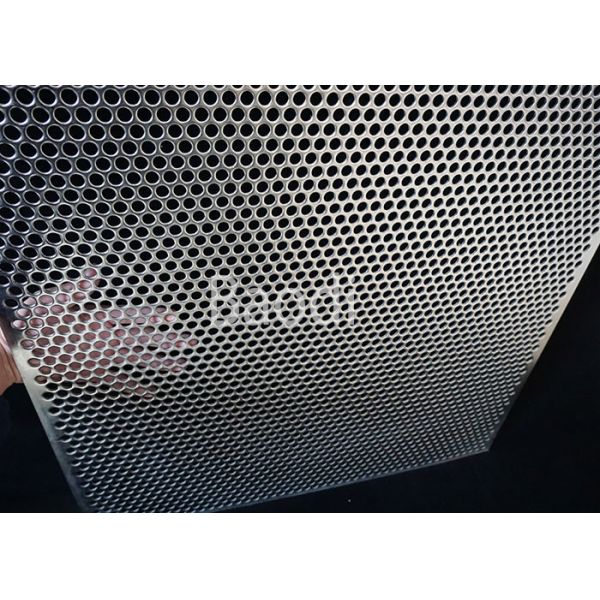 304l 316l Perforated Stainless Steel Mesh Round 0.8mm Hole