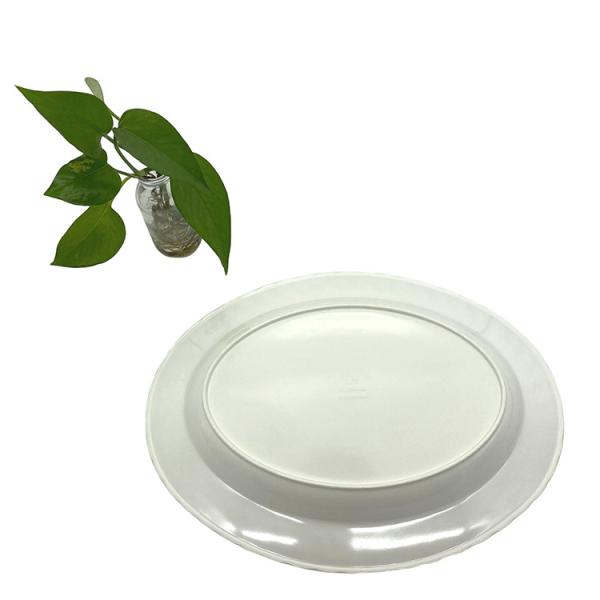 13.5 Oval Shape Melamine Soup Plate for Household and Restaurant