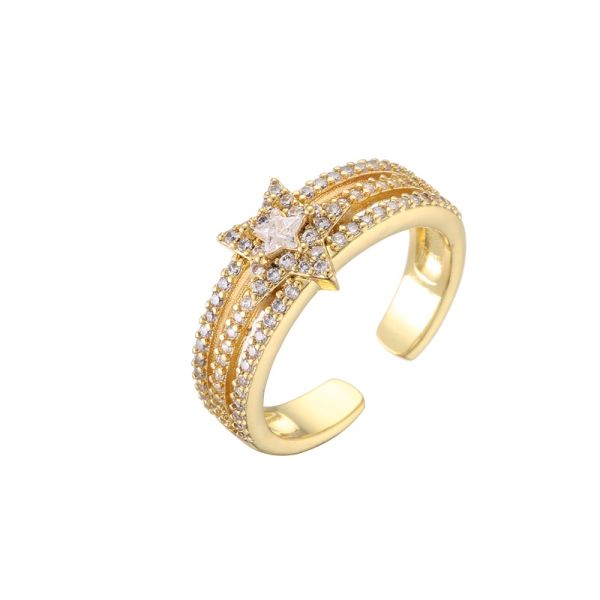 Обручальные кольца диаманта синтетического OEM свадьбы колец чистого золота CZ 24k роскошного элегантные