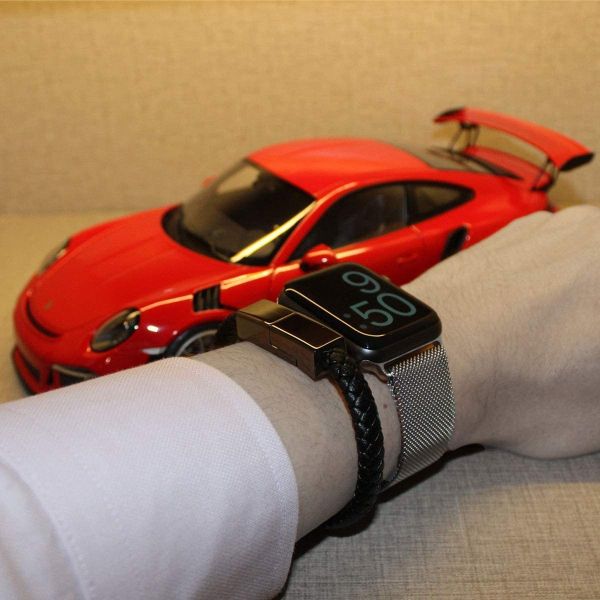 USB C To USB C Short Charging Cable 7.9in Portable Fashion Fast Bracelet Charger Wrist Data Transfer Cord For IOS Huawei Samsung Galaxy LG Android