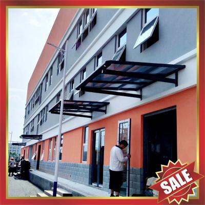 super durable outdoor porch window door gazebo patio aluminium aluminum alloy metal polycarbonate pc awning,canopy