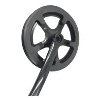 Bicicleta preta Crank de roda de cadeia com cobertura de plástico duplo 36T 152mm 165MM