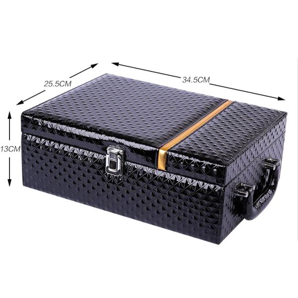 Luxury Custom Leather Wooden Wine Gift Box / Gift Boxes For Wine Glasses