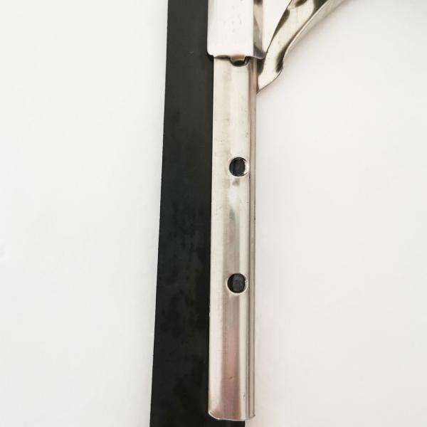 Stainless Steel Window Squeegee Glass Wiper Telescoping Shower Squeegee Rubber Blade