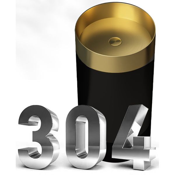 Multi Color Freestanding Stainless Steel Pedestal Sink SUS304 Material Luxury Style