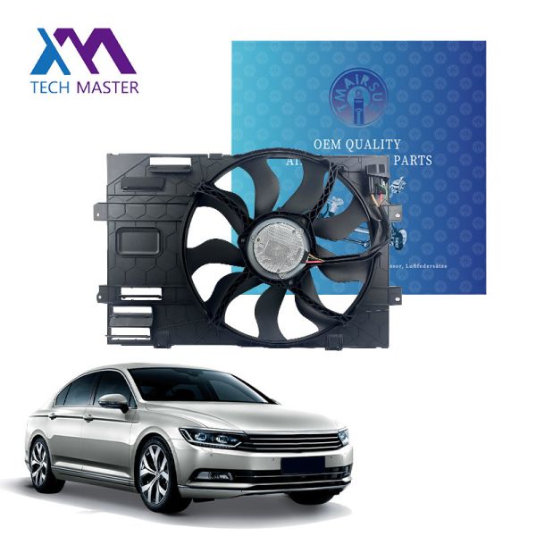 Long Wire Electric Cooling Fans 600W For Cooling Volkswagen Multivan T5 T6 Radiator