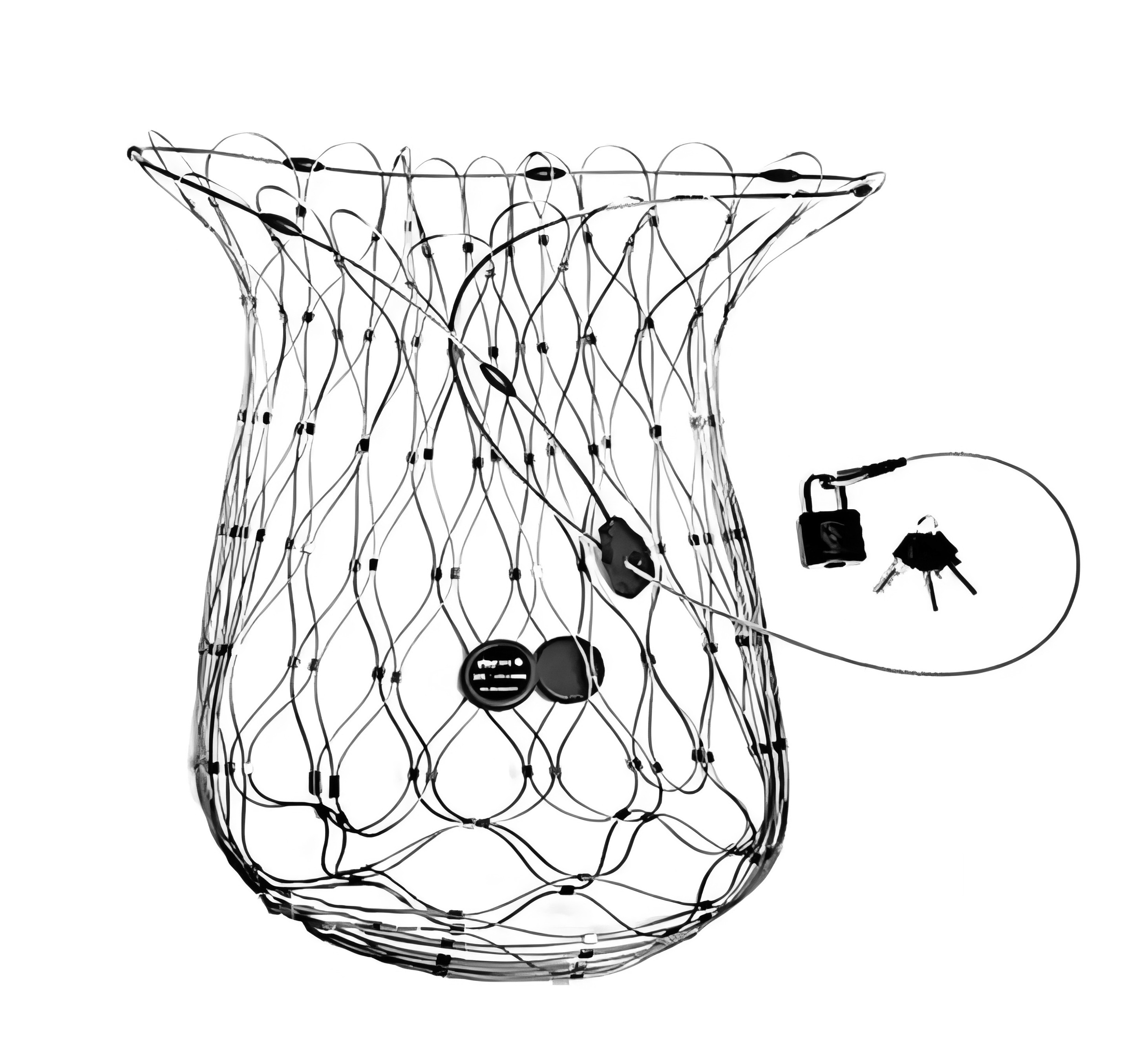 Stainless Steel Rope Net  Bag For Fall Protection Applications