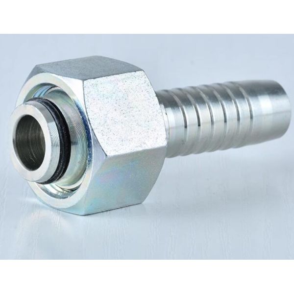 Carbon Stainless Steel 20411 DIN Metric Female 24 Degree Cone O-Ring Light Type Hydraulic Hose Tube Pipe Connector Joint Fitting
