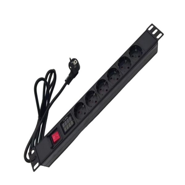 24 Ports C19 Intelligent PDU Monitor PDU Electrical Outlet with UL Flame Retardant Wire
