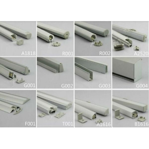 Waterproof LED aluminum profiles LED extrusion A2623 for LED Strips 2m length