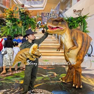 Costume de dinosaure réaliste imperméable avec jambes cachées