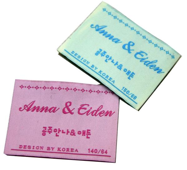 Eco-friendly Clothing Woven Labels, Shoulder Patch, Printed Label, Embroidery Tags