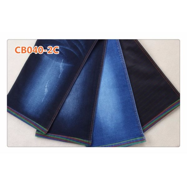 Красная голубая зеленая пряжа утка ткань джинсовой ткани 10 Oz