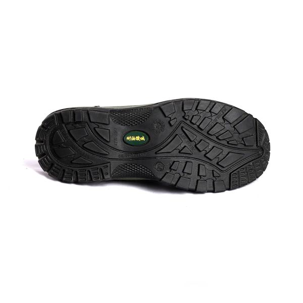 Microfiber Leather Upper Safety Boots with Low Cut and Water-resistant PU Outsole