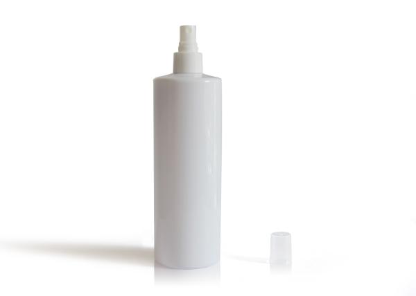 Cylinder Plastic Cosmetic Spray Bottles With White Plastic Sprayer Pump
