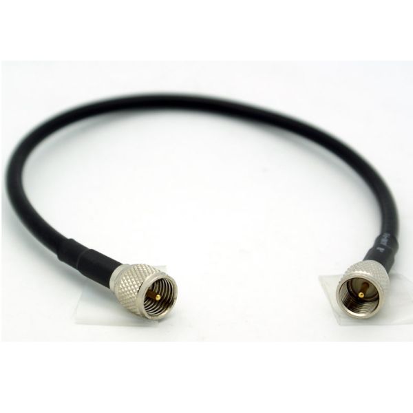 12 Mini UHF to Mini UHF Connector RG58 Cable