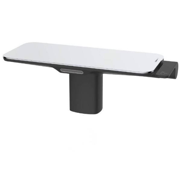 Deck Mounted Textured Bathroom One Handle Bathroom Faucet Shelving Type
