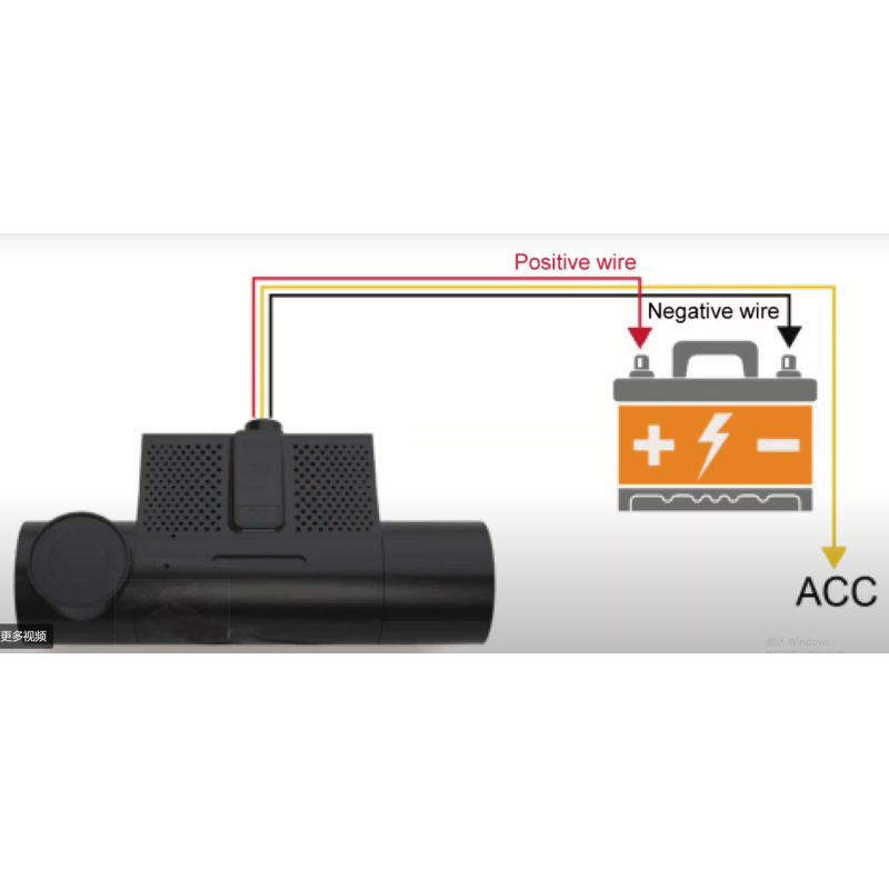 2CH Free Platform Dash Cam DVR Movil 4G GPS MDVR with 180 Degree Vertical Angle