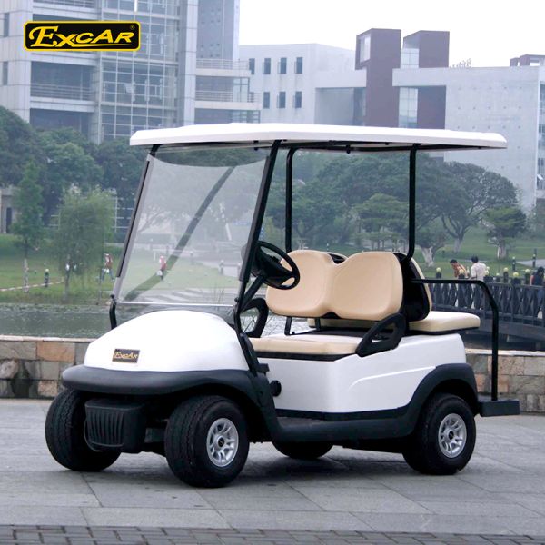 Purple Battery Operated Electric Golf Car 48V Mini Club Car 4 Seater