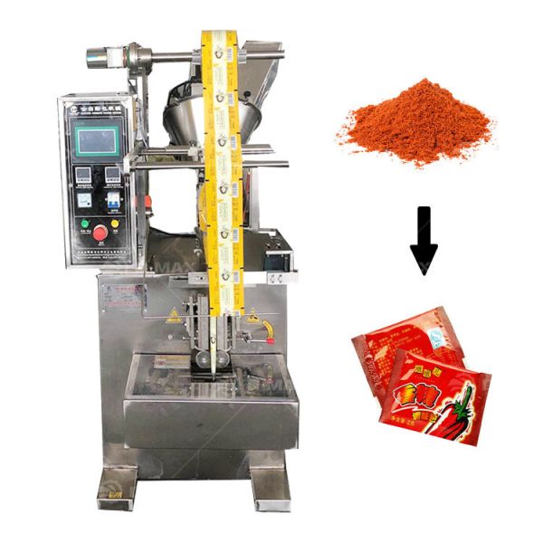 Plastic Packaging Material Spices Detergent Powder Flour Pouch Packing Machine with 1