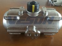 Actuateur pneumatique en acier inoxydable pour environnement résistant à la corrosion