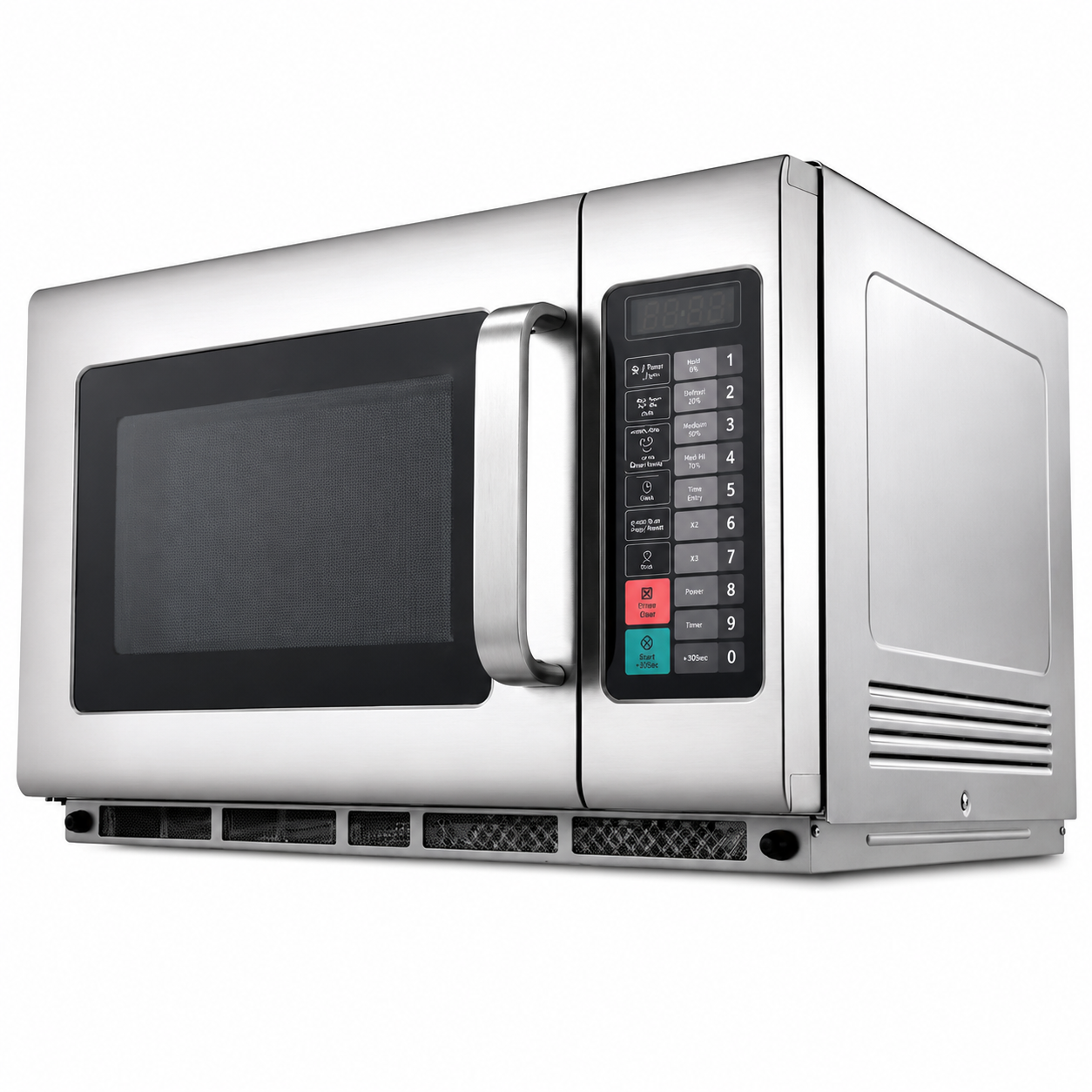 34L Commercial Microwave Oven with 99 Preset Menus  Model EMS34GTQ-S00E00 220V Heavy-Duty Countertop Microwave