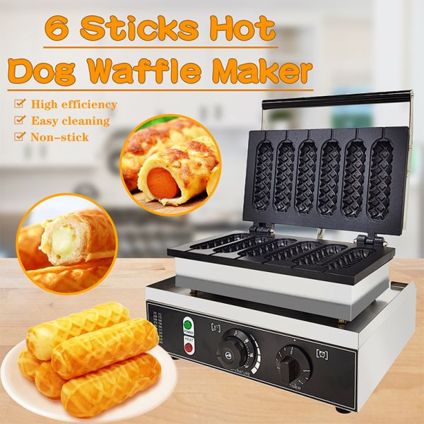Кухонная утварь Вафлеварь для закусок и хот-догов 7,5 кг Температура 50-300 градусов