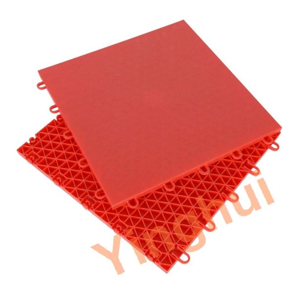 室内モジュール型スポーツコート 固体表面 防滑 ボレーボール 床 テーブル テニス 床 PPタイル