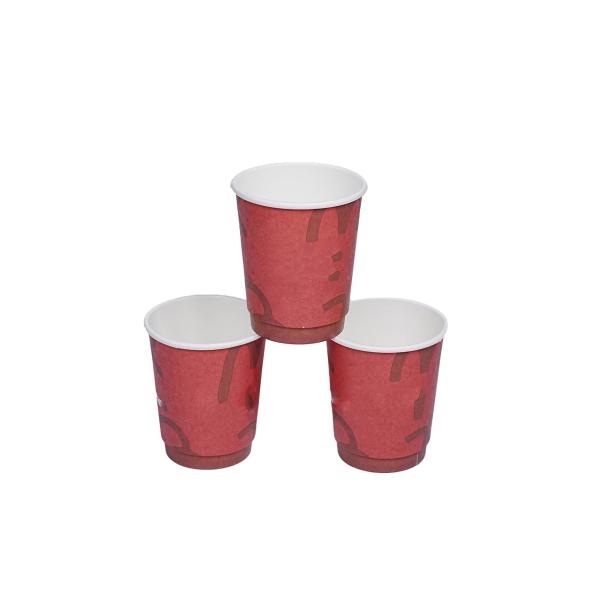 Customized logo Size Wholesale Coffee Milk Hot Drinks Disposable Eco-friendly Food Grade Bamboo Pulp Paper Cups