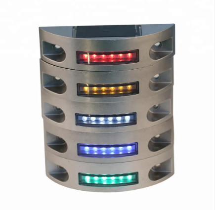 Алюминиевые изделия безопасности дорожного движения Полукруговой водонепроницаемый светодиодный кошачий глаз