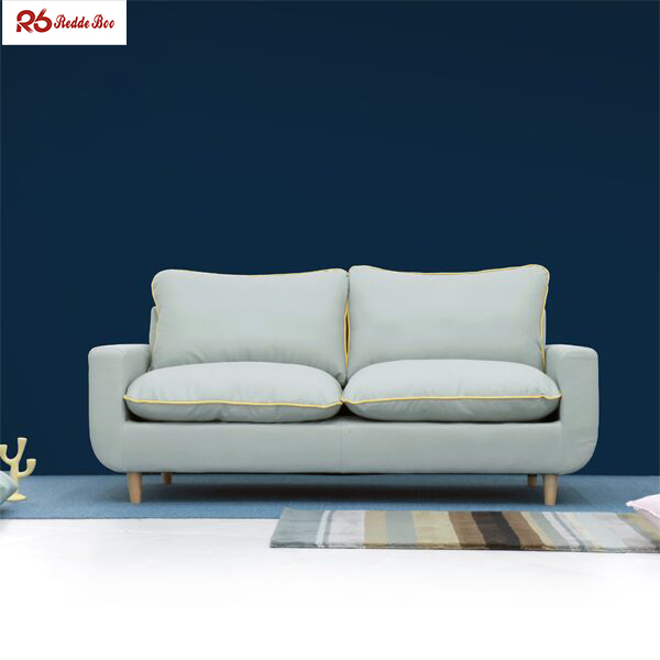Minimalist Design Fabric Upholstered Pillows Sofa for Living Room