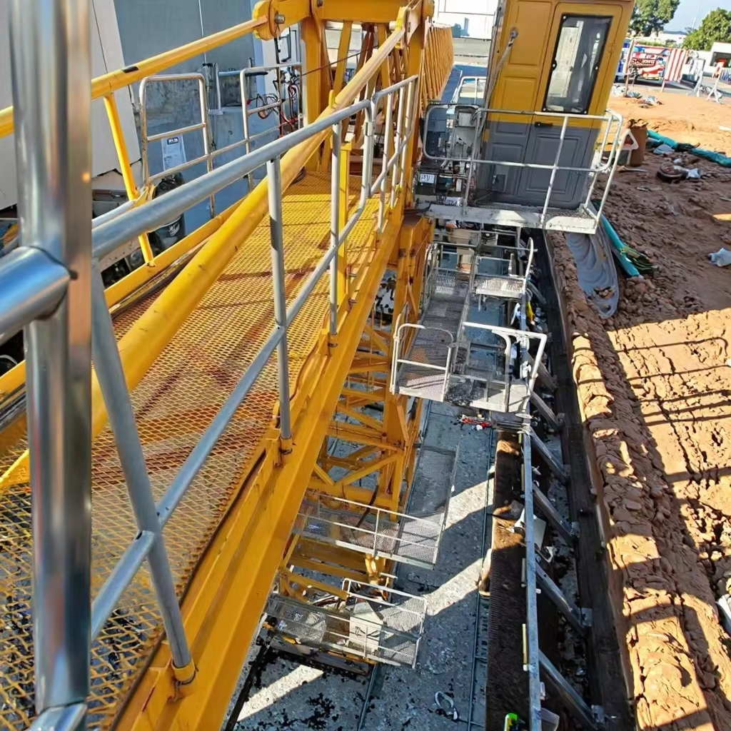 2021 Year Used Flat Head Tower Crane 6013 XCMG Old Tower Crane Yellow Colour