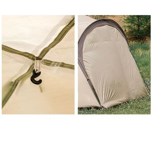 Extra Large Outdoor Camping Tent for 4-8 Persons Durable and Waterproof Oxford Fabric