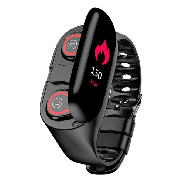 0.96 Inch 2 In 1 Smart Bracelet Band M1 T90 Smart Watch Wristband Heart Rate Fitness Tracker