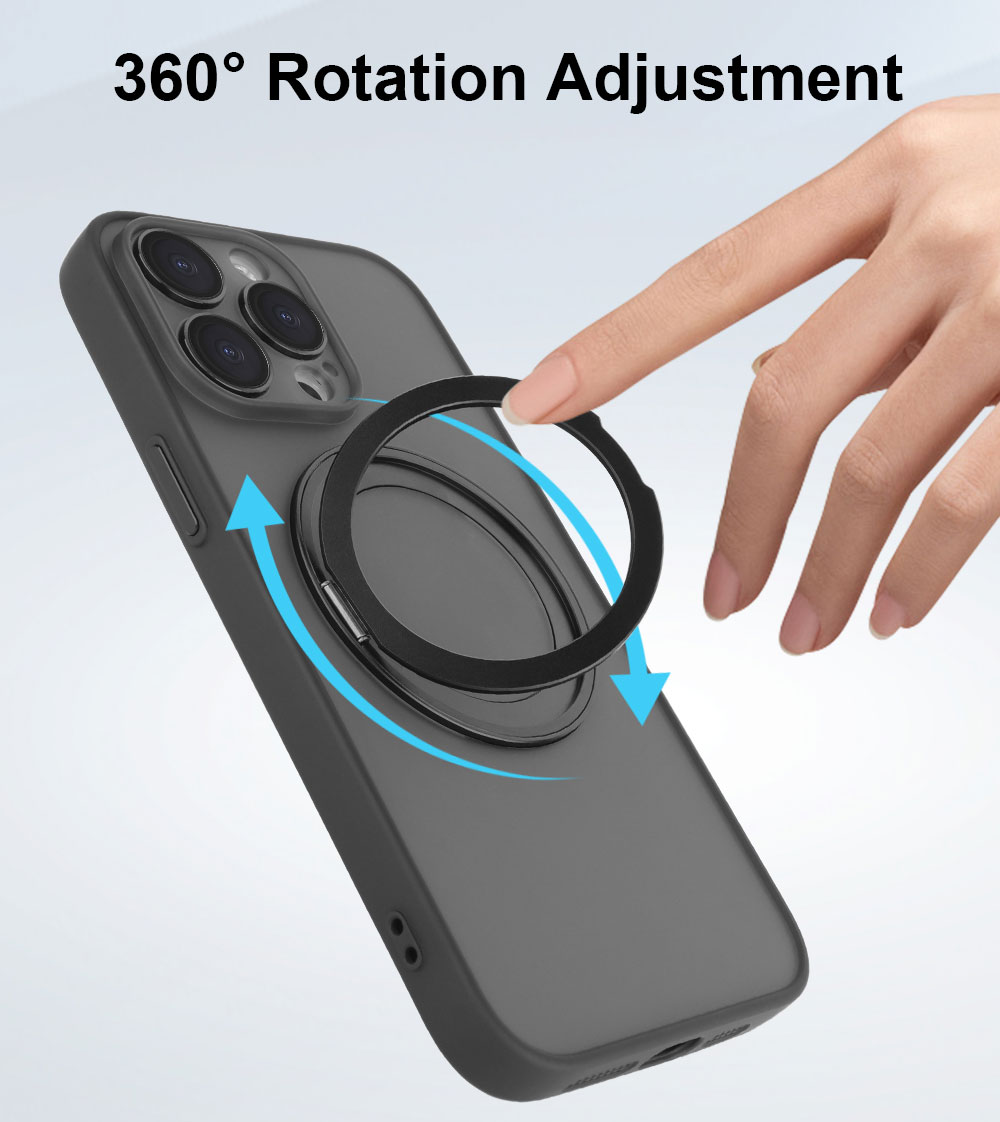Kickstand Phone Case for Iphone X 7 8 10 11 12 13 14 15 Max Pro Plus Ring Cover Magnetic Wireless Charging Sjk257 Laudtec