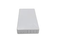 FTTH Fiber Optic Termination Box ABS White 4fibers For Flat Drop Cable Indoor