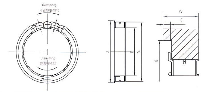Подшипники Gcr15 муфты пути мотоцикла одного FWD332211CRB FWD332008CRS