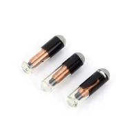 スマートアニマル管理マイクロチップ RFIDタグ 使い捨て1.4x8mmガラス管タグ 防水注射可能ガラス入り