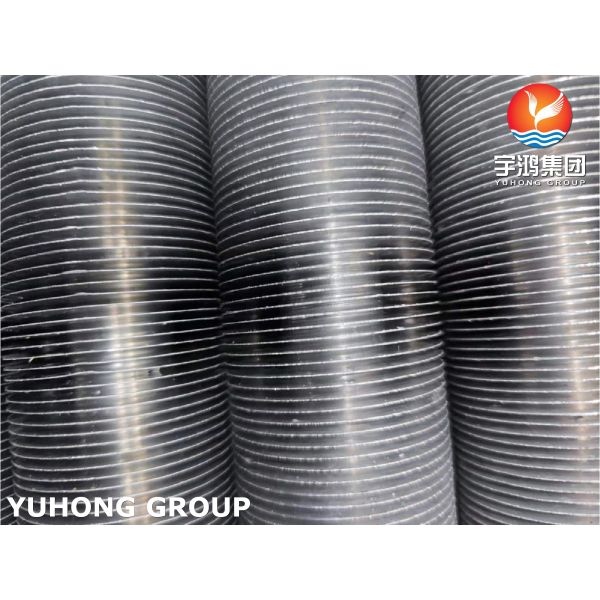 ASTM B163 UNS N08825, Incoloy825 Extruded Finned Tube With Aluminum Fins For Heat Exchanger