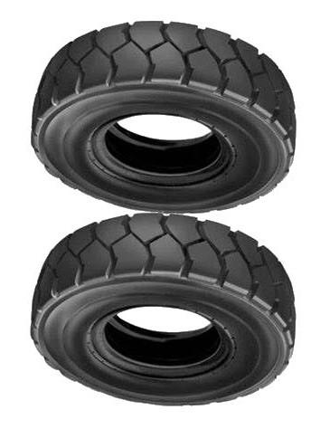 11.00-20 Solid Rubber Forklift Tires For Agricultural Tyres / Tractors