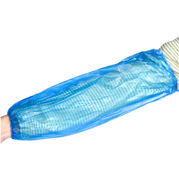 Disposable Sleeve Covers Pe Sleeve Cover 3g Blue Personal Manga Plastic Cubre Brazos
