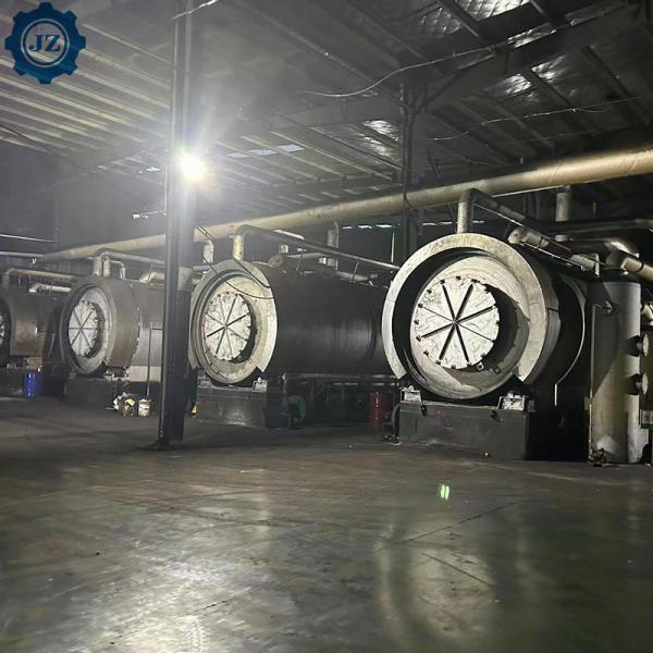 Industrial Continuous Scrap Tyre Rubber Power Recycling To Fuel Oil Machine