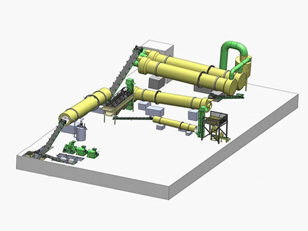 20000T/Year Capacity NPK Fertilizer Production Line for Chemical Powder Raw Material with 5t/h Processing Capacity